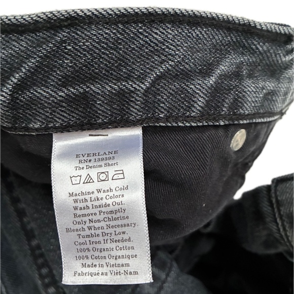 Everlane denim shorts black 25 - Picture 4 of 9